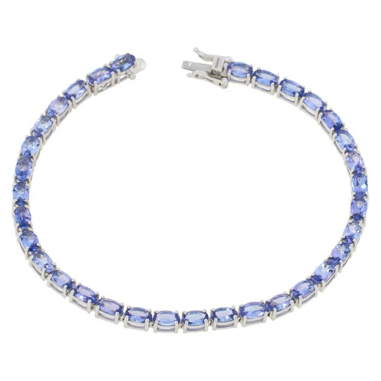 Best deal ๐ Colleen Lopez Collection Colleen Lopez Exotic Gemstone Tennis Bracelet Aquamarine ๐งจ