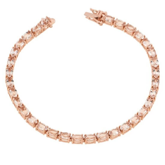 Best deal ๐ Colleen Lopez Collection Colleen Lopez Exotic Gemstone Tennis Bracelet Aquamarine ๐งจ - Image 3