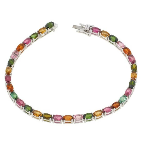 Best deal ๐ Colleen Lopez Collection Colleen Lopez Exotic Gemstone Tennis Bracelet Aquamarine ๐งจ - Image 4