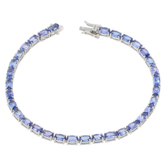 Best deal ๐ Colleen Lopez Collection Colleen Lopez Exotic Gemstone Tennis Bracelet Aquamarine ๐งจ - Image 5