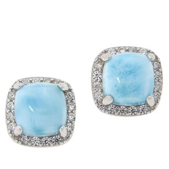 Buy ๐ Colleen Lopez Collection Colleen Lopez Cushion-Cut Exotic Gemstone Stud Earrings Kunzite ๐งจ - Image 6