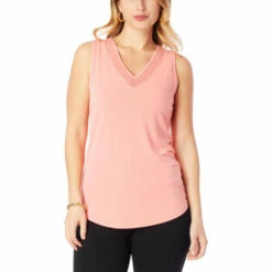 Discount ๐คฉ Colleen Lopez Collection Colleen Lopez Mesh Insert Tank Dark Navy ๐ฏ