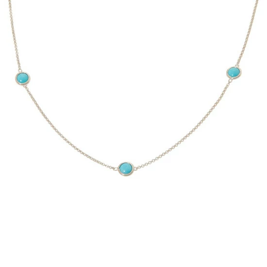 Best Sale ๐งจ Colleen Lopez Collection Colleen Lopez Kingman Turquoise Station Sterling Silver Necklace ๐ - Image 3