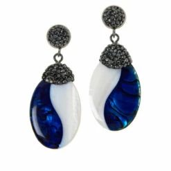 Best deal 😉 Colleen Lopez Collection Colleen Lopez Two-Tone Shell Drop Earrings Abalone 🤩