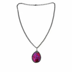 Cheap 👏 Colleen Lopez Collection Colleen Lopez Reversible Shell Pendant Necklace Pink 😍