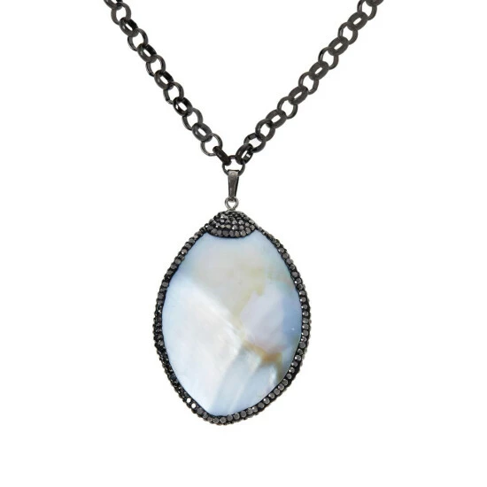 Cheap π Colleen Lopez Collection Colleen Lopez Reversible Shell Pendant Necklace Pink π - Image 2