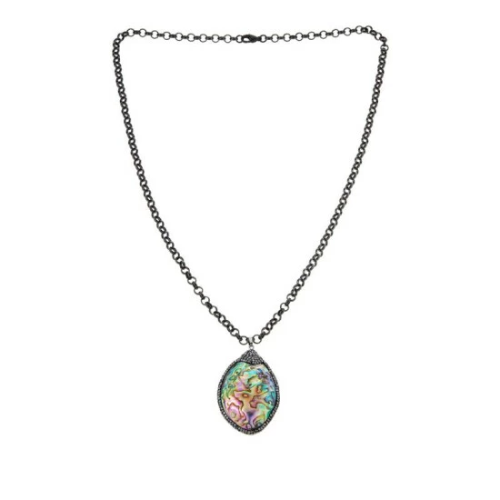 Cheap π Colleen Lopez Collection Colleen Lopez Reversible Shell Pendant Necklace Pink π - Image 7