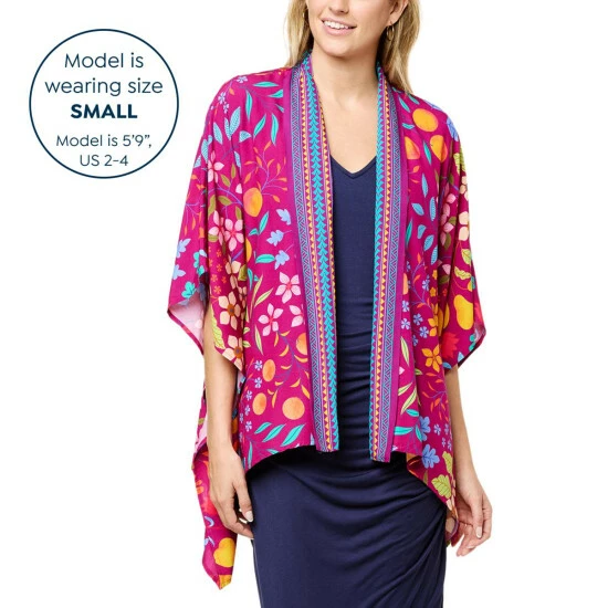 Coupon β¨ Colleen Lopez Collection C.Lopez Printed Woven Topper Rich Blue π - Image 2