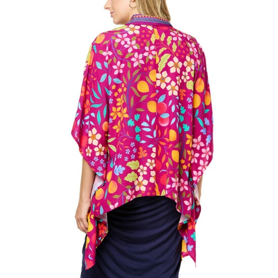 Coupon β¨ Colleen Lopez Collection C.Lopez Printed Woven Topper Rich Blue π - Image 3