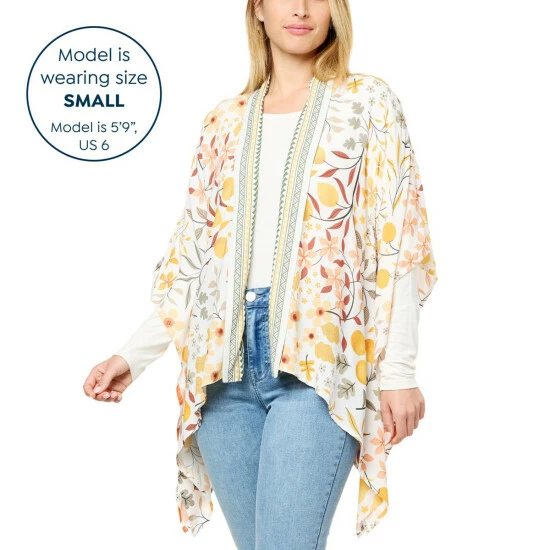 Coupon β¨ Colleen Lopez Collection C.Lopez Printed Woven Topper Rich Blue π - Image 6