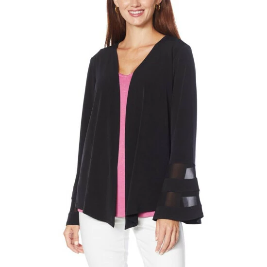 Budget 🛒 Colleen Lopez Collection Colleen Lopez Mesh Inset Topper Dark Purple 😀 - Image 4