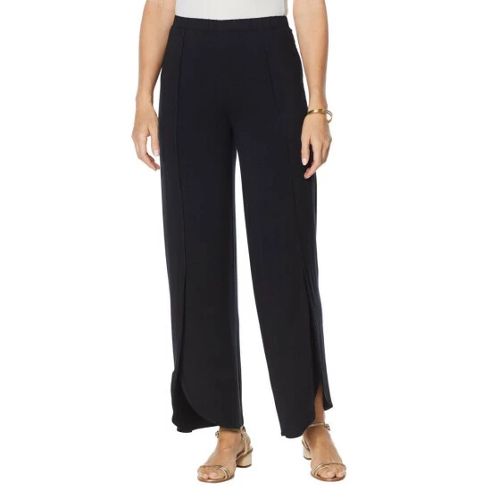 Flash Sale 😉 Colleen Lopez Collection Colleen Lopez Tulip Hem Pant Black 👏