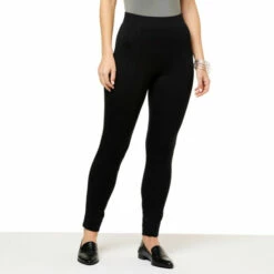 Best reviews of ๐ Colleen Lopez Collection Colleen Lopez Ponte Pant With Power Mesh Panel Black ๐
