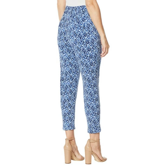 Brand new ๐ฅ Colleen Lopez Collection Colleen Lopez Tie Waist Pant Blue Ikat ๐ - Image 3