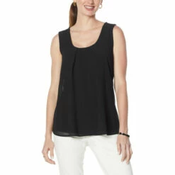 Flash Sale โ๏ธ Colleen Lopez Collection Colleen Lopez Mixed Media Tank Black ๐