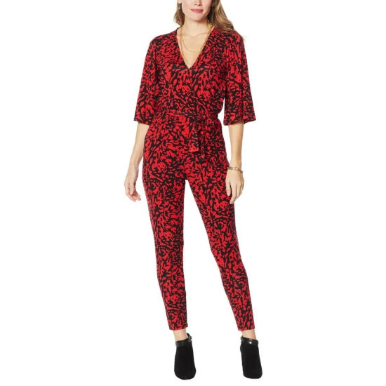 Cheap ๐ Colleen Lopez Collection Colleen Lopez Flutter-Sleeve Jumpsuit With Pocket Black ๐งจ