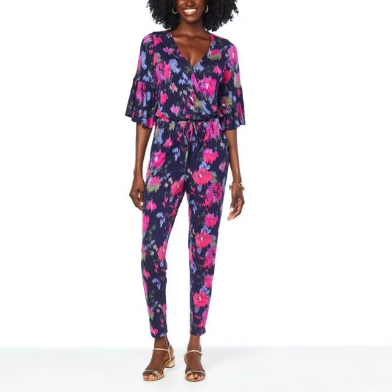 Top 10 ๐ Colleen Lopez Collection Colleen Lopez Ruffle Bell-Sleeve Jumpsuit Black โจ - Image 5