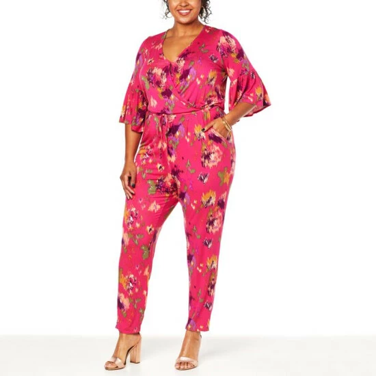 Top 10 ๐ Colleen Lopez Collection Colleen Lopez Ruffle Bell-Sleeve Jumpsuit Black โจ - Image 6