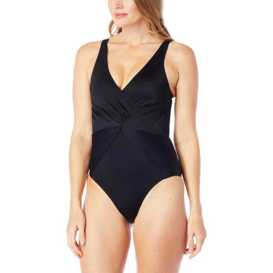 Brand new ๐ Colleen Lopez Collection Colleen Lopez Colorblock Twist Front ๐ฉฑ Swimsuit Tomato Red ๐ฅ - Image 4