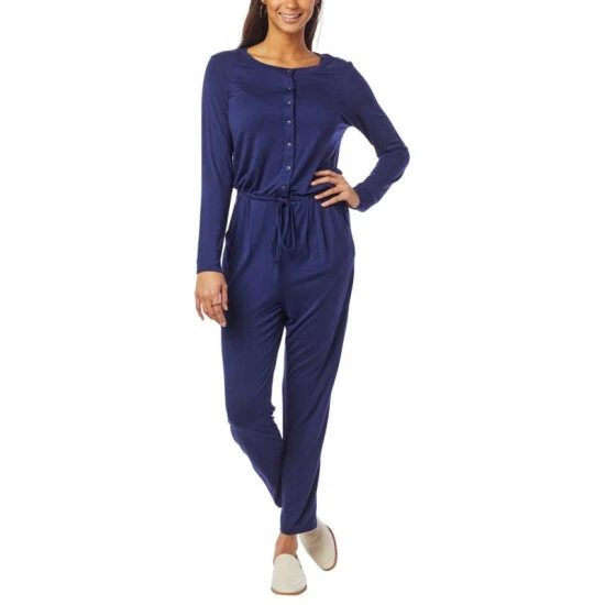 Promo 🧨 Colleen Lopez Collection Colleen Lopez Button Front Jumpsuit Navy 🤩 - Image 5