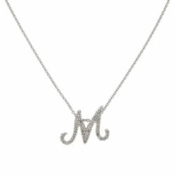Cheapest 😀 Colleen Lopez Collection Colleen Lopez Sterling Silver Diamond Initial Pendant With Chain 👍