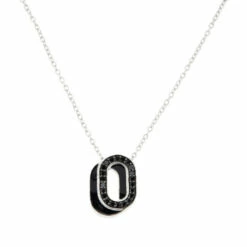 Top 10 ๐ฅฐ Colleen Lopez Collection Colleen Lopez Sterling Silver Black Diamond Initial Pendant With Chain ๐งจ