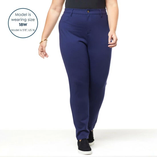 Best Sale ๐ Colleen Lopez Collection "As Is" Colleen Lopez Shaping Ponte Skinny Pant Black ๐ - Image 3