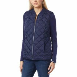 Top 10 ✨ Colleen Lopez Collection "As Is" Colleen Lopez Quilted Zip-Front Vest Ivory 🔔