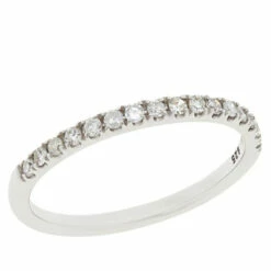 Top 10 🎁 Colleen Lopez Collection Colleen Lopez Sterling Silver 0.21ctw Diamond Band Ring 🧨