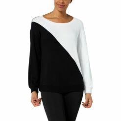 Promo โค๏ธ Colleen Lopez Collection Colleen Lopez French Terry Boat-Neck Sweatshirt Beet Red ๐งจ