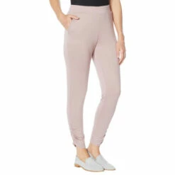Cheapest ๐ Colleen Lopez Collection "As Is" Colleen Lopez French Terry Jogger Light Mauve ๐งจ