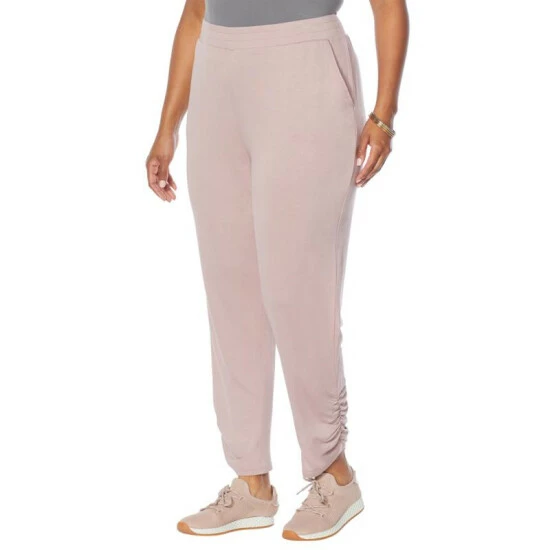 Cheapest ๐ Colleen Lopez Collection "As Is" Colleen Lopez French Terry Jogger Light Mauve ๐งจ - Image 4