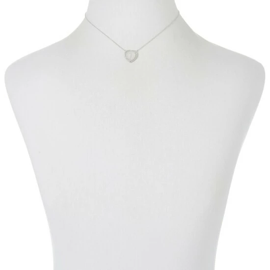 Best Sale π― Colleen Lopez Collection Colleen Lopez Sterling Silver Heart Gemstone And White Zircon Necklace π - Image 3