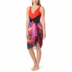 New 💯 Colleen Lopez Collection Colleen Lopez Sunset Swim Sarong 🔔