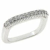 Cheapest 🌟 Colleen Lopez Collection Colleen Lopez 0.17ctw Diamond Square Band Ring 🛒