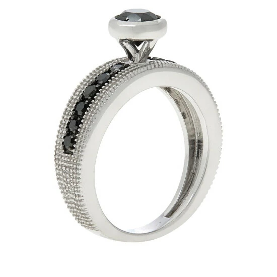 Flash Sale ๐ Colleen Lopez Collection Colleen Lopez Sterling Silver 1ctw Black Diamond Ring ๐ - Image 3