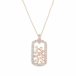 Top 10 🎁 Colleen Lopez Collection Colleen Lopez Exotic Gemstone 🦮 Dog Tag Necklace Aquamarine 🥰