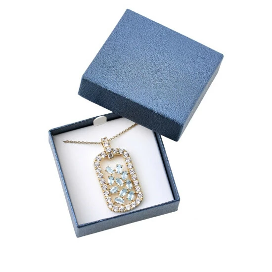 Top 10 ๐ Colleen Lopez Collection Colleen Lopez Exotic Gemstone ๐ฆฎ Dog Tag Necklace Aquamarine ๐ฅฐ - Image 4