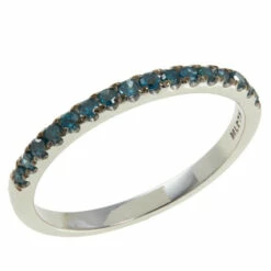 Deals 👍 Colleen Lopez Collection Colleen Lopez Sterling Silver 0.21ctw Colored Diamond Band Ring Black ⌛