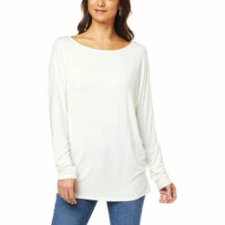 Wholesale ✨ Colleen Lopez Collection Colleen Lopez Drop-Shoulder Tunic Heather Gray 🌟