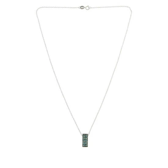 Deals ๐ Colleen Lopez Collection Colleen Lopez 4-Row Gemstone Sterling Silver Pendant With Chain Black Sapphire ๐ฏ - Image 3