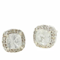 Promo 🧨 Colleen Lopez Collection Colleen Lopez Polki Diamond Sterling Silver Stud Earrings 🧨