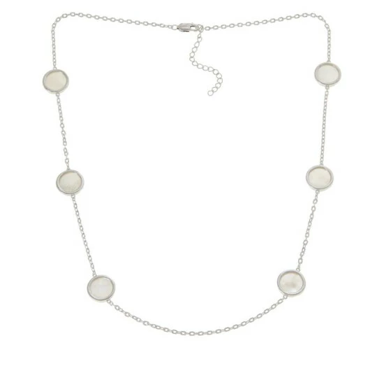 Buy 🔥 Colleen Lopez Collection Colleen Lopez Opaque Gemstone Station Sterling Silver Necklace Multigemstone 😉 - Image 4