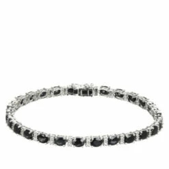 Best Sale 👍 Colleen Lopez Collection Colleen Lopez Precious Gem And White Zircon Tennis Bracelet Emerald 🔔