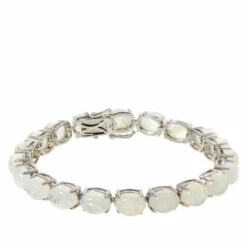 Outlet 🥰 Colleen Lopez Collection Colleen Lopez Oval Gemstone Tennis Bracelet Kingman Turquoise 👏