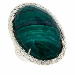 Deals 😉 Colleen Lopez Collection Colleen Lopez Faceted Oval Gemstone Doublet Sterling Silver Ring Ruby Zoisite ⌛