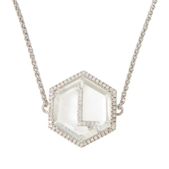 Budget π Colleen Lopez Collection Colleen Lopez Diamond Initial And Quartz Adjustable Slide Bracelet Letter K 𧨠- Image 7