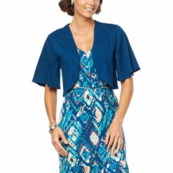 Cheap ๐ฅ Colleen Lopez Collection Colleen Lopez Gauze Knit Flutter-Sleeve Topper Black โค๏ธ