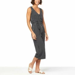 Best Pirce π₯ Colleen Lopez Collection Colleen Lopez Belted Tank Jumpsuit Gibraltar Sea π